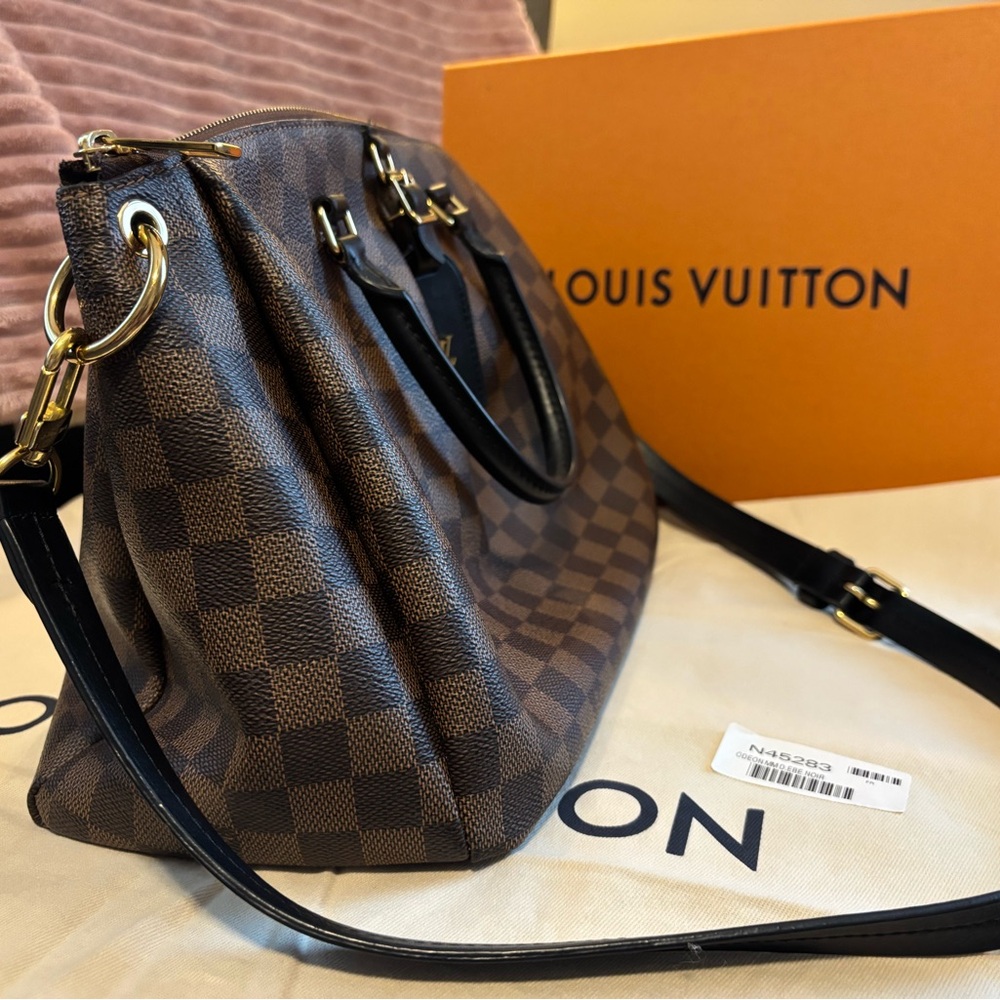 Louis Vuitton Brown Checkered Handbag - Picture 3 of 6